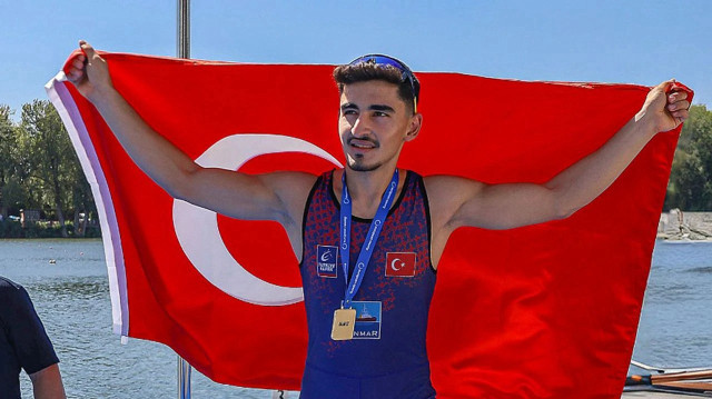 Milli kürekçi Halil Kaan Köroğlu Avrupa 2’ncisi